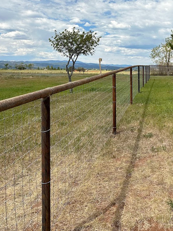 Pipe fencing benefits in Southwest Colorado