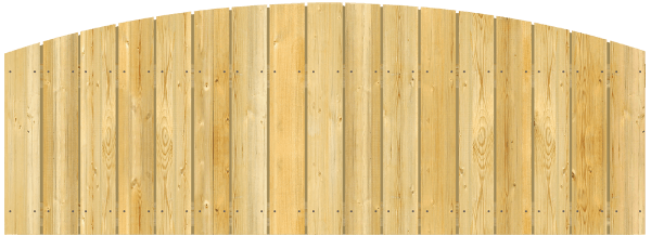 Decorative Wood Convex Top Fence Contractor in Southwest Colorado