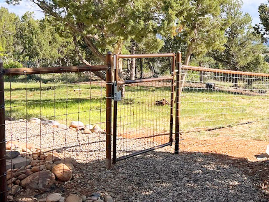 Gate fence contractor in Southwest Colorado